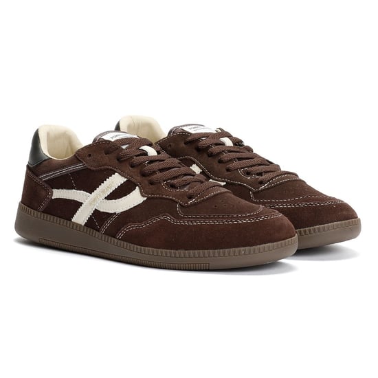 Pompeii Elan Sala Wildleder Herren Braune Sneaker - Image 1