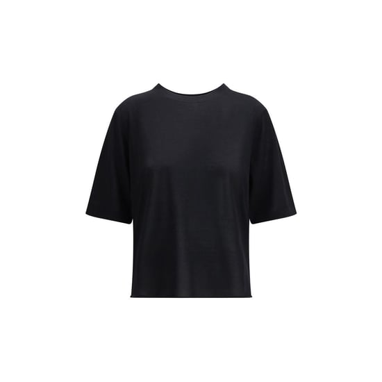 Loulou De Saison Schwarzes Cashmere-T-Shirt - Image 1