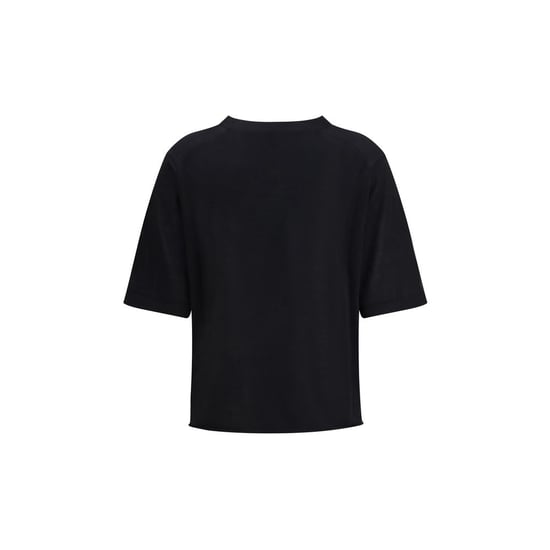 Loulou De Saison Schwarzes Cashmere-T-Shirt - Image 2