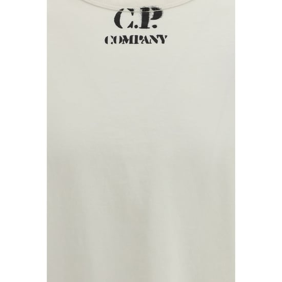 C.P. Company Weißes Baumwoll-T-Shirt - Image 3