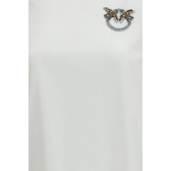 PINKO Weißes Baumwoll-T-Shirt - Image 3