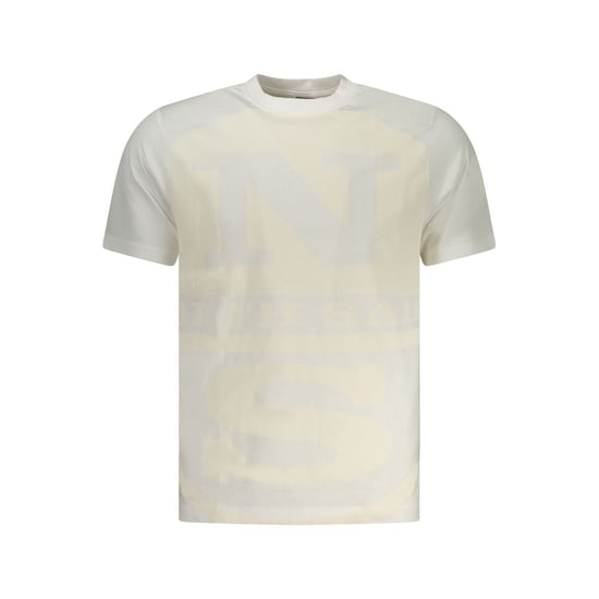North Sails Bianco Baumwoll Herren T-Shirt - Image 1