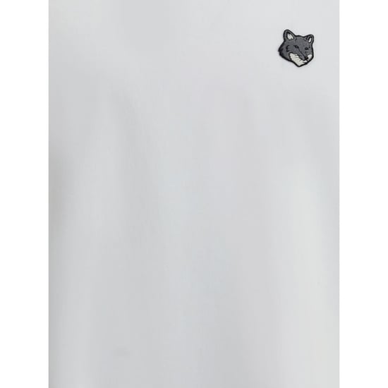 Maison Kitsuné Weißes Baumwolle T-Shirt - Image 3