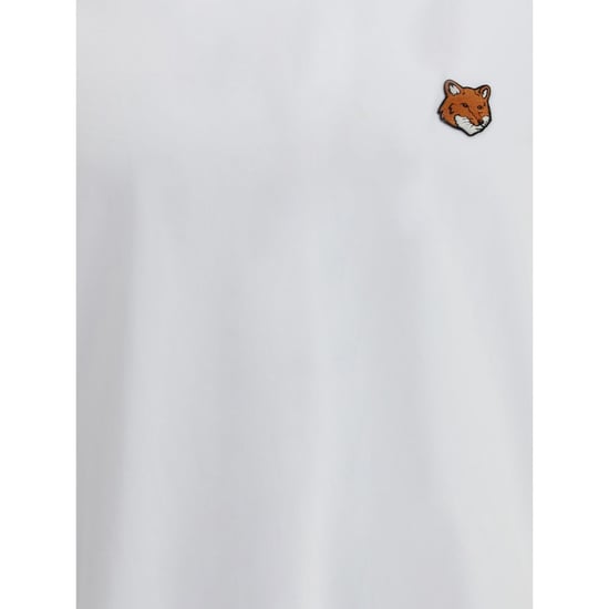 Maison Kitsuné Weißes Baumwolle T-Shirt - Image 3