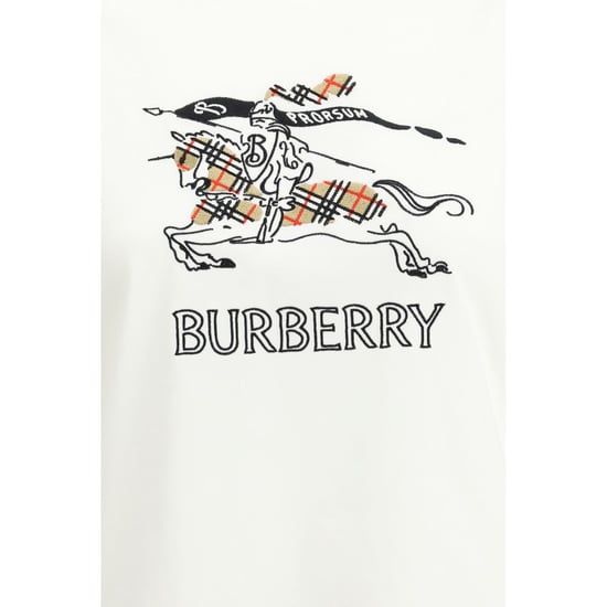 Burberry Weißes Baumwoll-T-Shirt - Image 3