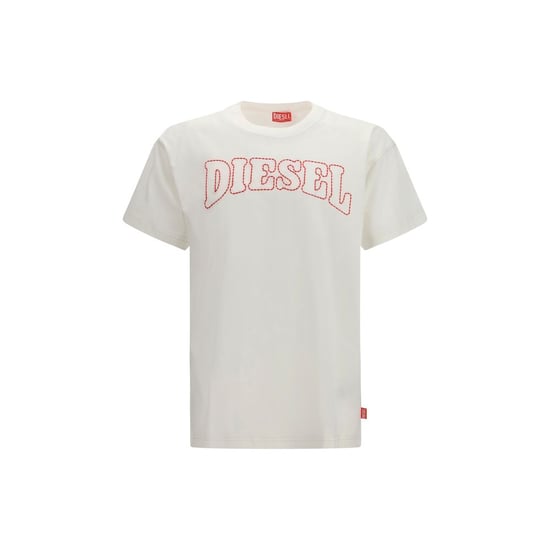 Diesel Weißes Baumwoll-T-Shirt - Image 1