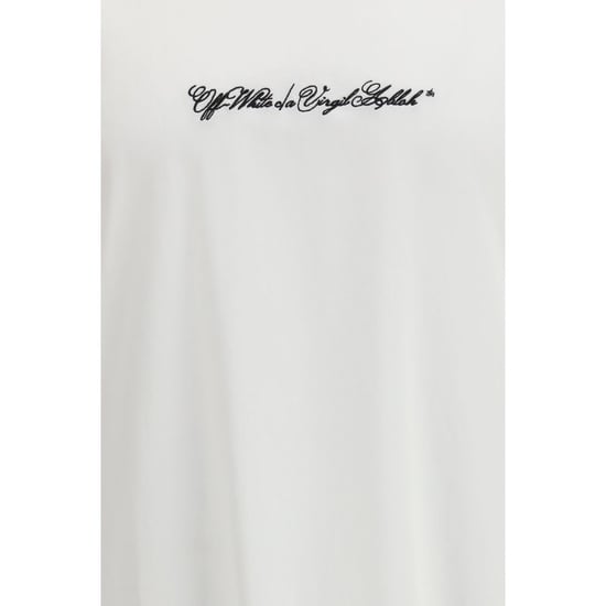 Off-White Weißes Baumwoll-T-Shirt - Image 3