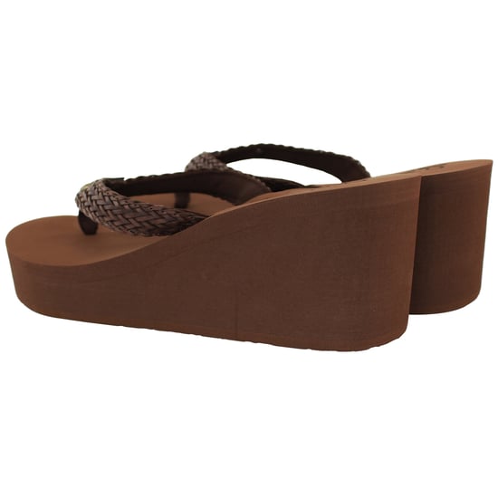 Roxy Mellie III Damen Flip-Flops in Braun - Image 4