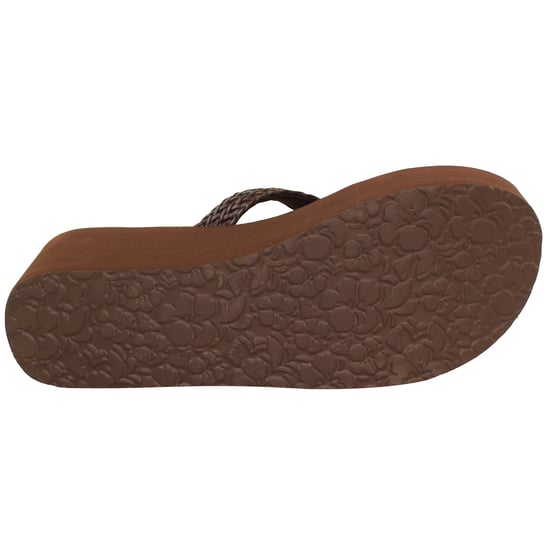 Roxy Mellie III Damen Flip-Flops in Braun - Image 6