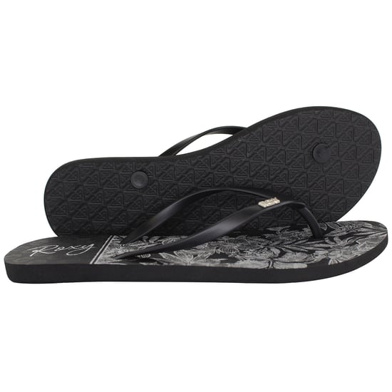 Roxy Viva Stamp II Damen Schwarz/Weiß Flip-Flops - Image 5