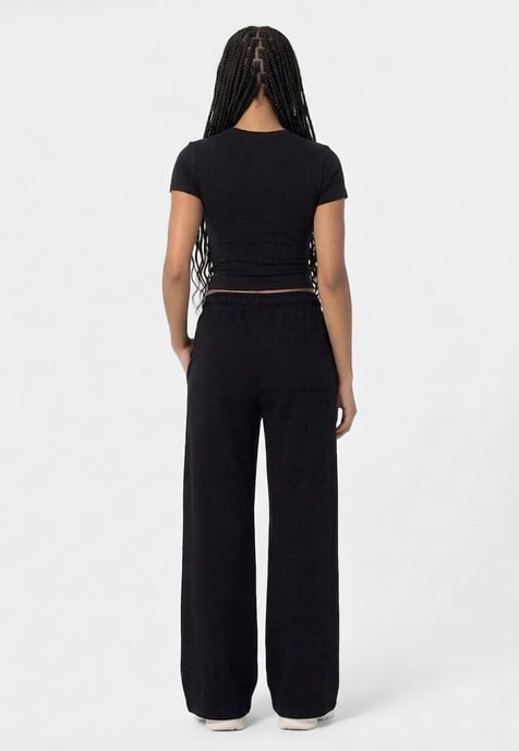 Wide Sweatpants SCHWARZ - Image 4