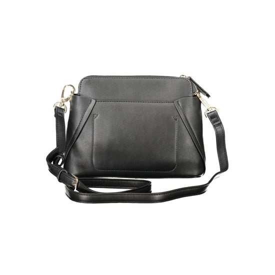 Mario Valentino Schwarze Polyurethan Schultertasche - Image 2