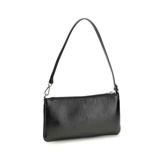 Courrèges schwarze Rindsleder Schultertasche - Image 3