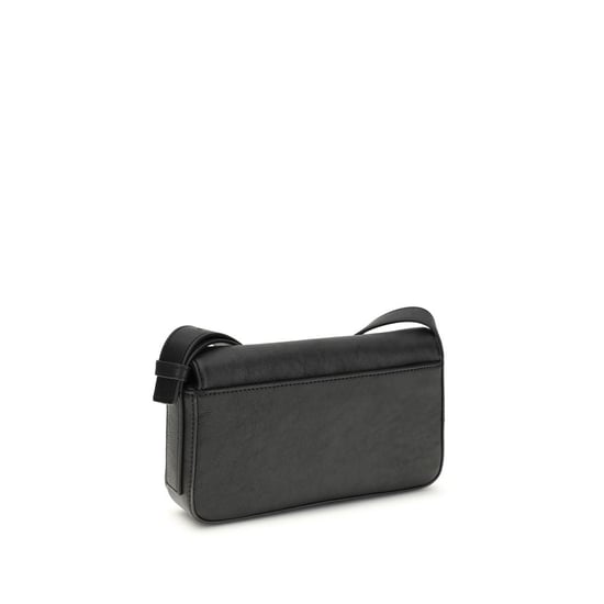 Alexander Wang Schwarze Kalbsleder Bos Taurus Schultertasche - Image 3