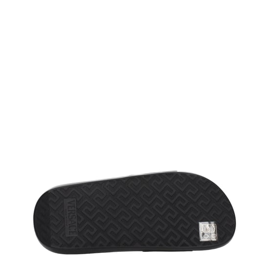 Versace schwarze Leder-Slipper - Image 5