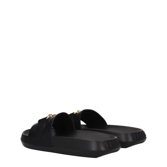 Versace schwarze Leder-Slipper - Image 4