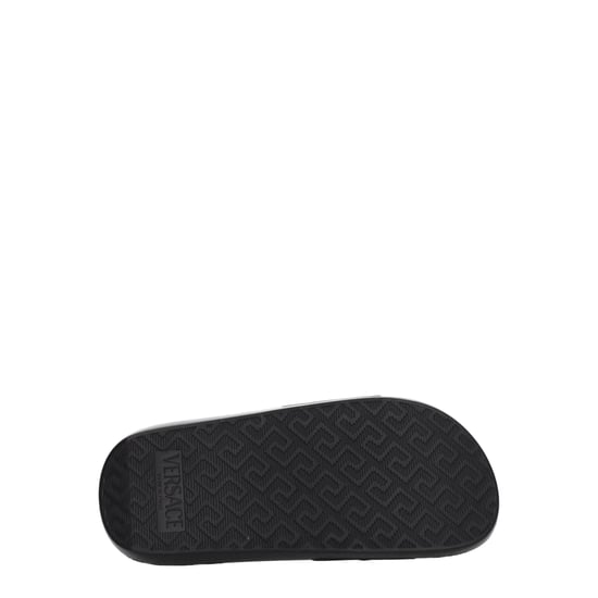 Versace schwarze Leder-Slipper - Image 5