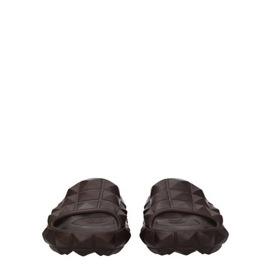 Valentino Garavani Braune Baumwollslipper - Image 3