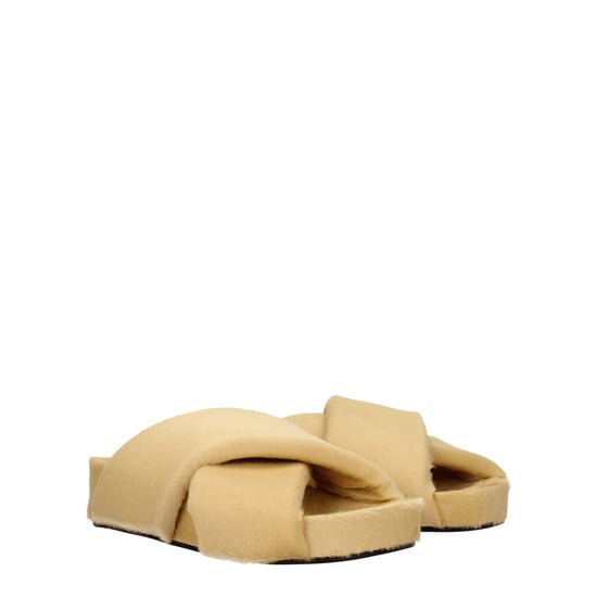 Jil Sander Beige Pferdehautschlappen - Image 2