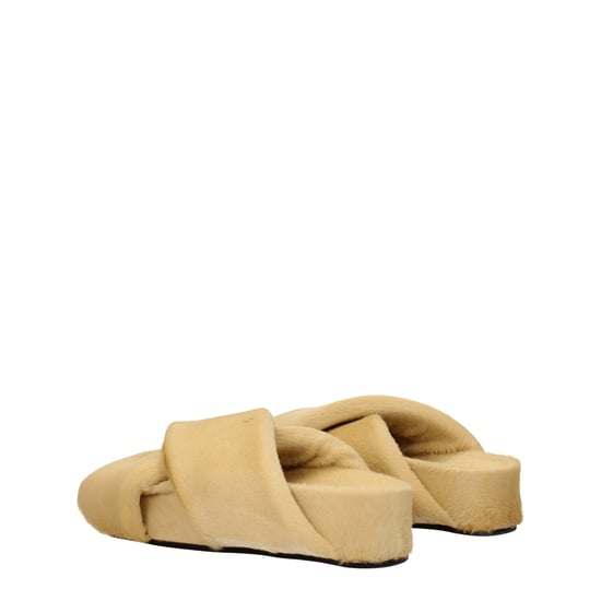 Jil Sander Beige Pferdehautschlappen - Image 4