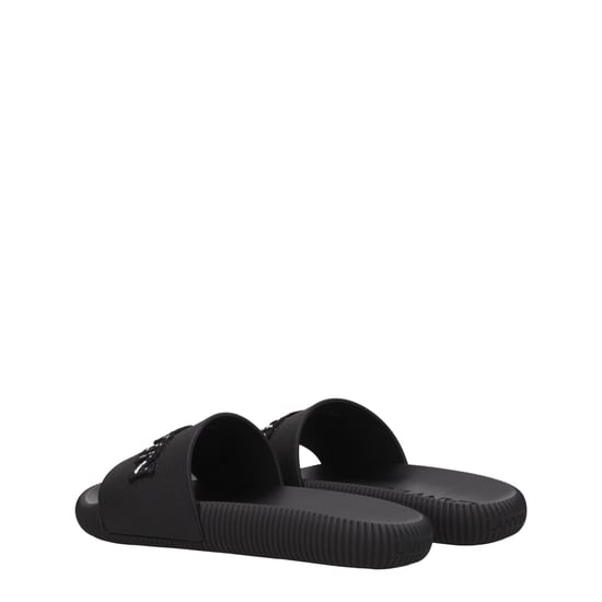 Lanvin Schwarze Baumwollslipper - Image 4