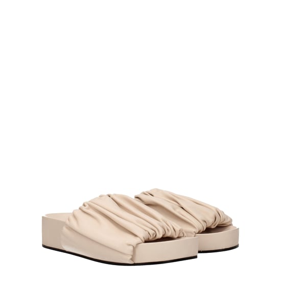 Jil Sander pinke Lederpantoletten - Image 2