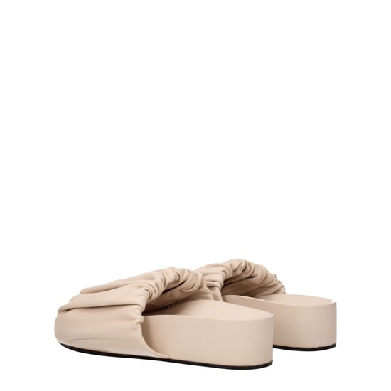 Jil Sander pinke Lederpantoletten - Image 4