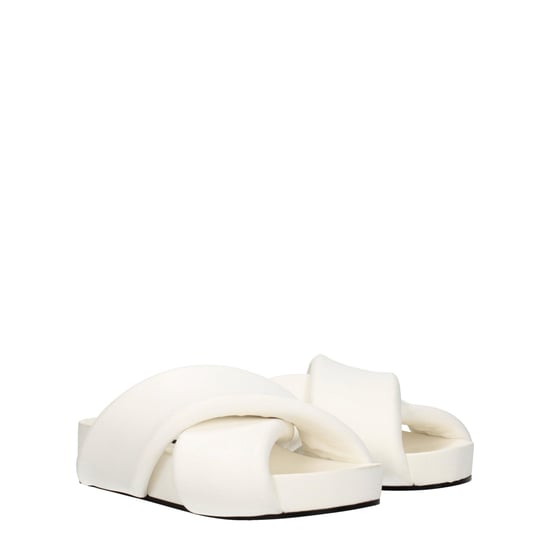Jil Sander Blaue Lederpantoletten - Image 2