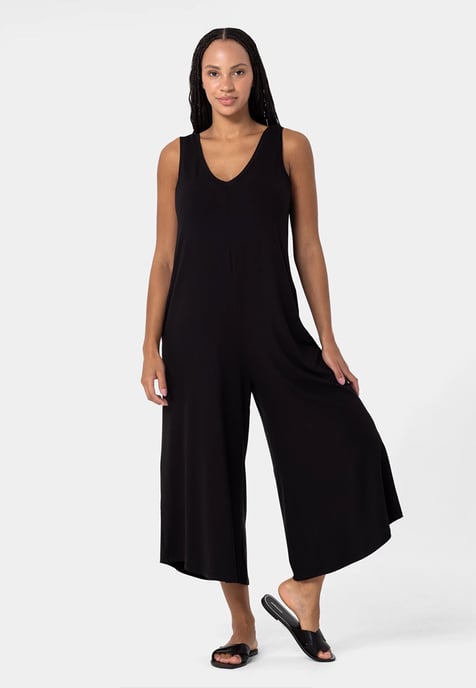 Viscose Jumpsuit SCHWARZ - Image 1