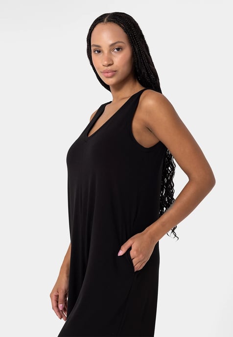 Viscose Jumpsuit SCHWARZ - Image 2