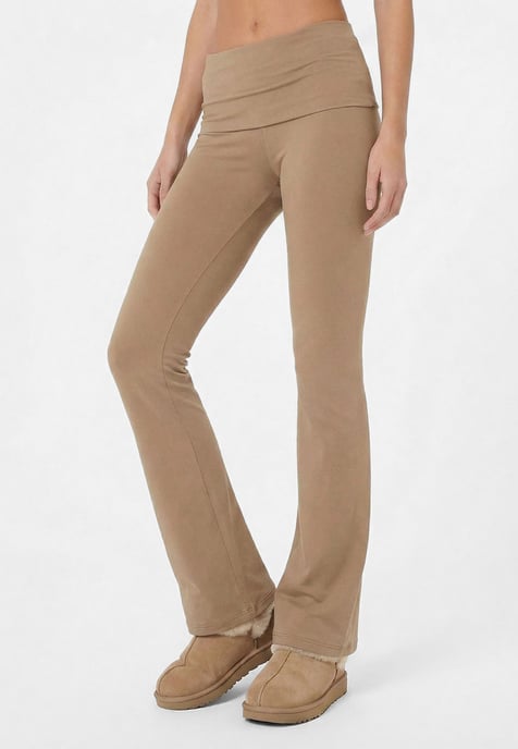 Fold Over Pants HELLBRAUN - Image 2