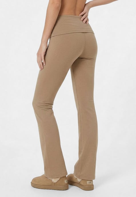 Fold Over Pants HELLBRAUN - Image 3