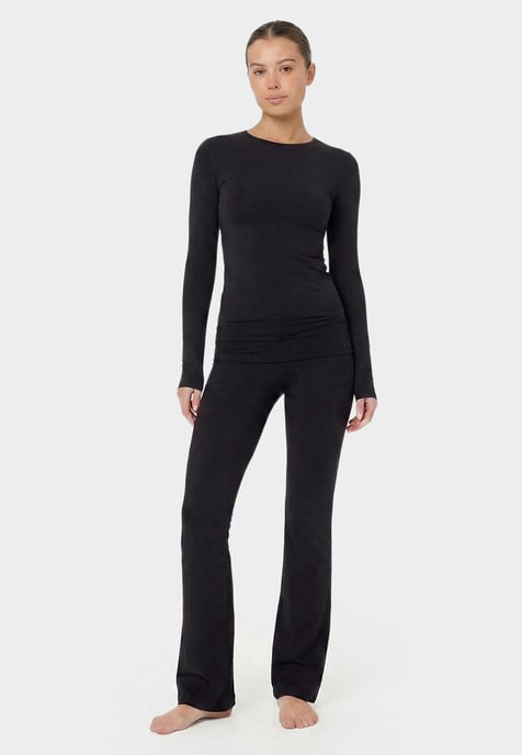 Fold Over Pants SCHWARZ - Image 2