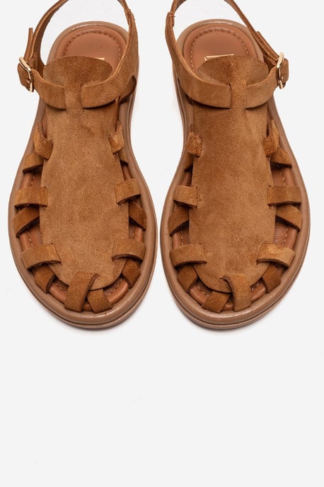 Alone Leder Gladiator Sandale - Image 2