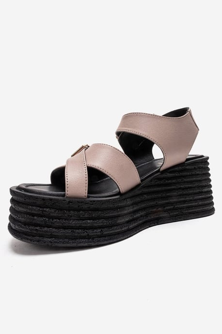 Mirette Leder-Plateausandale - Image 6