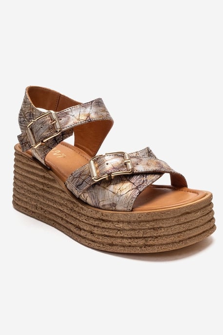 Mirette Leder-Plateausandale - Image 3
