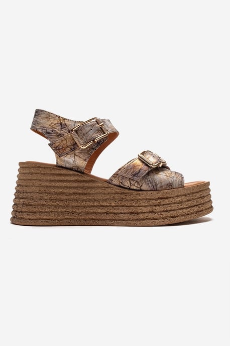 Mirette Leder-Plateausandale - Image 4