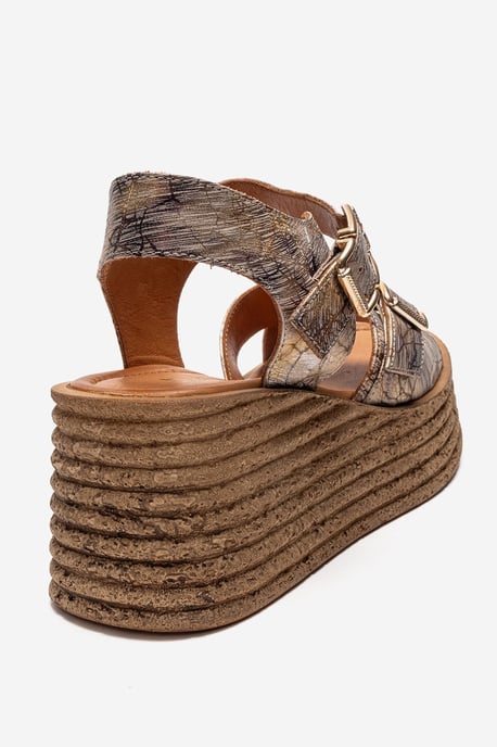 Mirette Leder-Plateausandale - Image 5