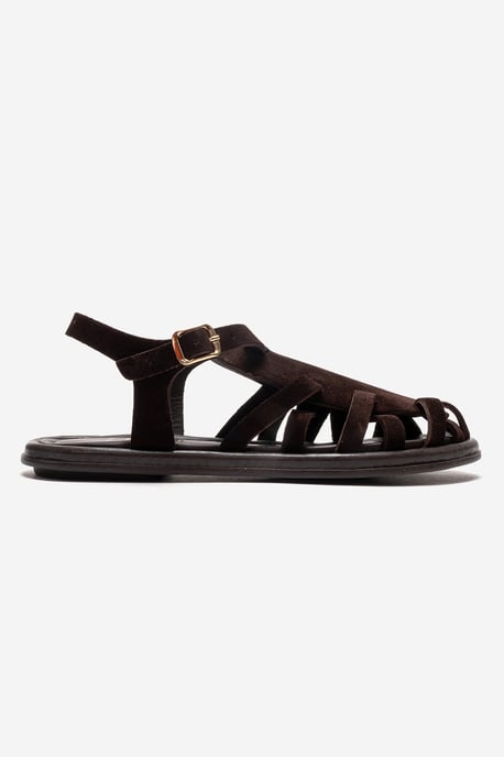 Alone Leder Gladiator Sandale - Image 4