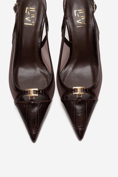 Orella Stiletto Mesh Pumps - Image 2