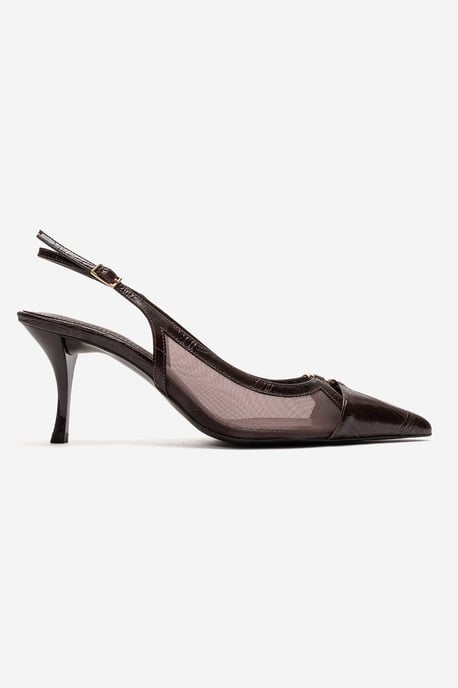 Orella Stiletto Mesh Pumps - Image 4