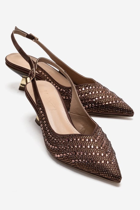 Royale Verzierter Kitten-Heel-Pumps - Image 1