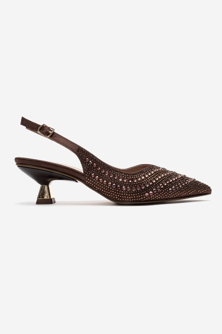 Royale Verzierter Kitten-Heel-Pumps - Image 4