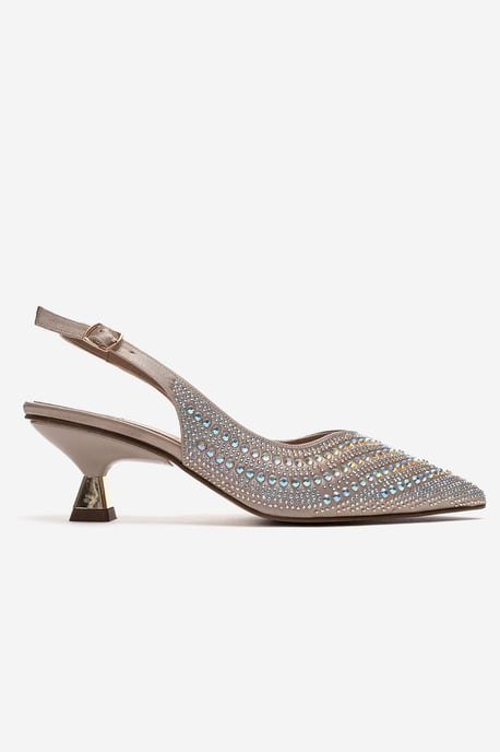 Royale Verzierter Kitten-Heel-Pumps - Image 4