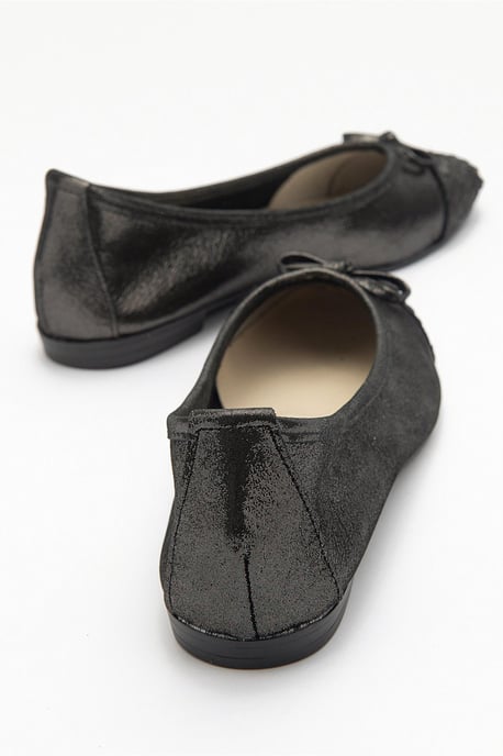 Copos Leder Schleife Kappe Ballerina - Image 4