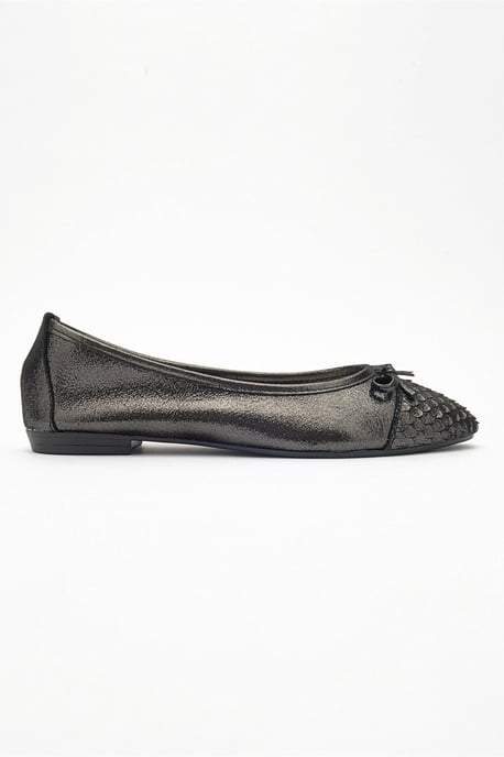 Copos Leder Schleife Kappe Ballerina - Image 6