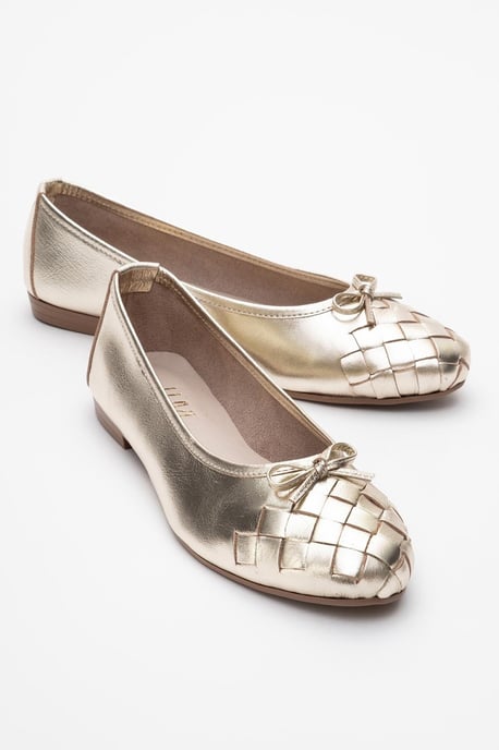 Nopos Leder Cap-Toe Ballerina - Image 1