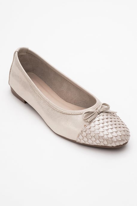 Copos Leder Schleife Kappe Ballerina - Image 6