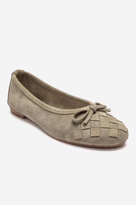 Nopos Leder Cap-Toe Ballerina - Image 3