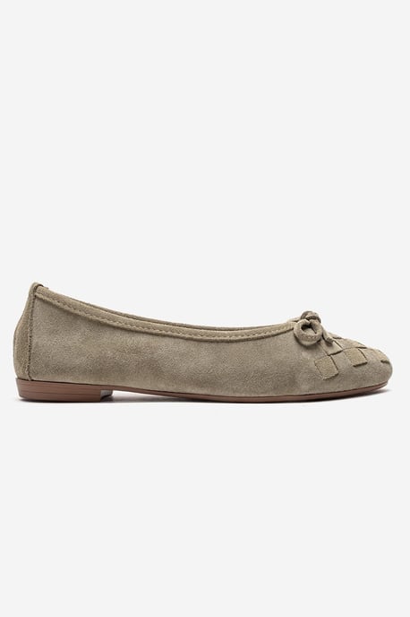 Nopos Leder Cap-Toe Ballerina - Image 4